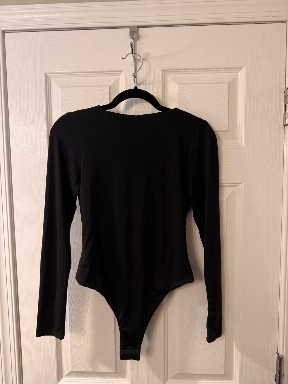 Showpo Black Top with White Branded Label